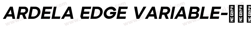 Ardela Edge Variable字体转换